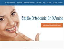 Tablet Screenshot of damicortodonzia.com
